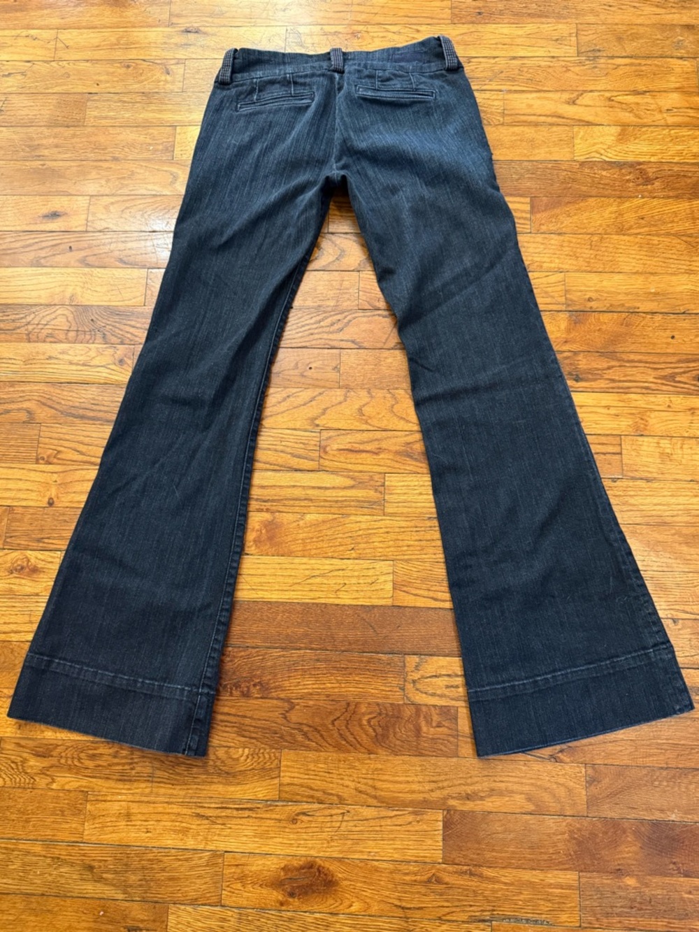 See Thru Soul Women's Dark Wash Flare Jeans - Picture 2 of 12